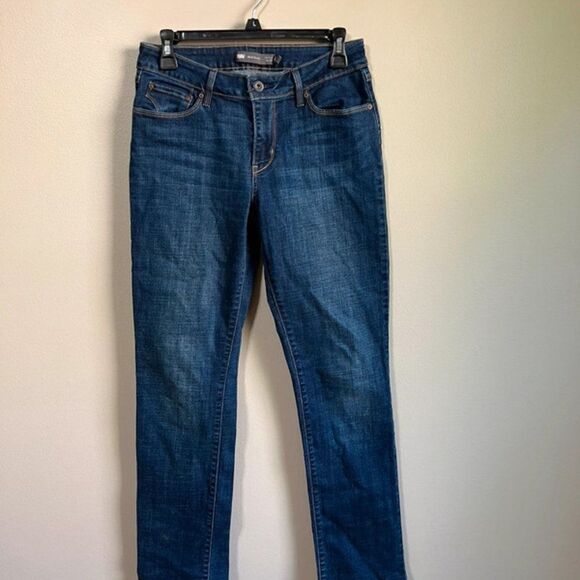 Levi's bold curve mid rise straight size 8 jeans - Picture 7 of 7